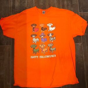 Mid 2000s "Happy Hallowiener" Shirt.